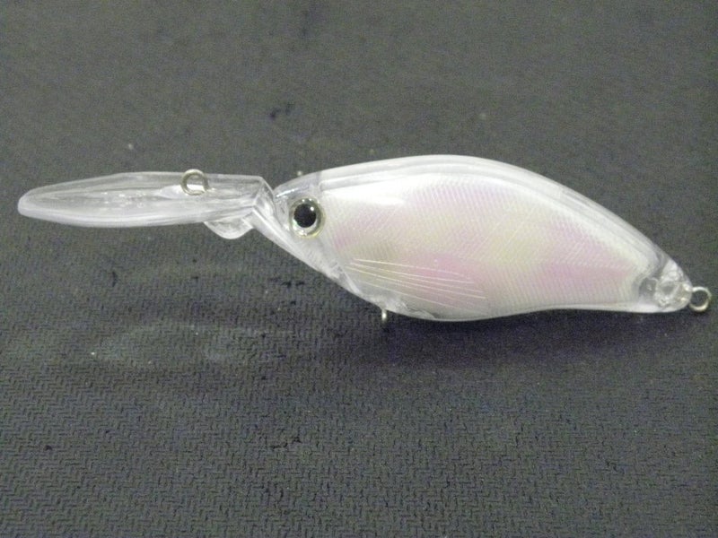 wLure 10 Blank Unpainted Deep Diver Crankbait Fishing Lures with Free Eyes UPC739 - Image 1